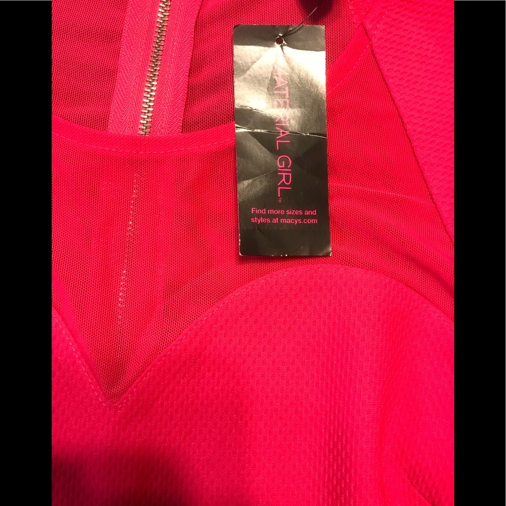 🛑 MATERIAL GIRL PEPLUM MESH TOP - Picture 6 of 8